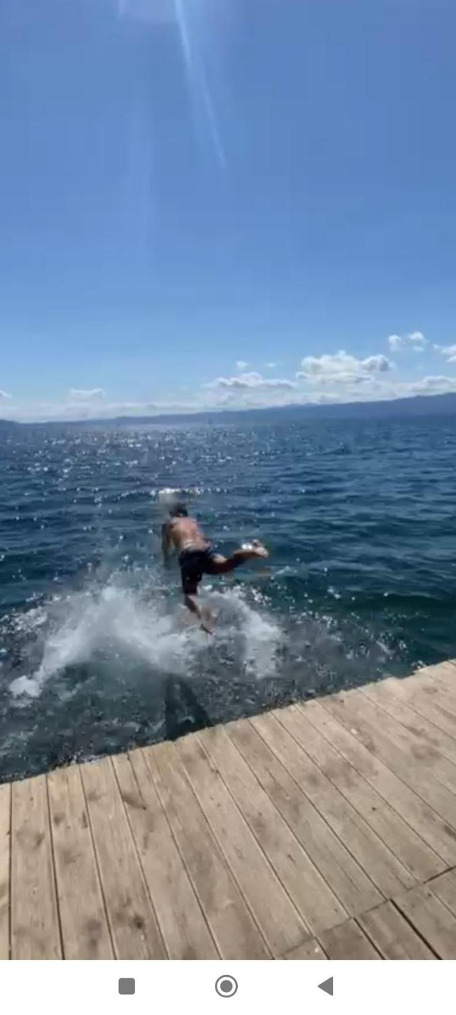 Blue Lake Hostel Ohrid Exterior foto